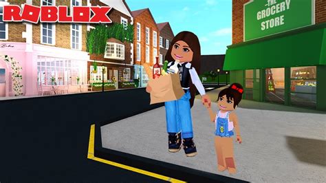 OUR FIRST DAY OUT IN THE TOWN | Bloxburg Family Roleplay - YouTube