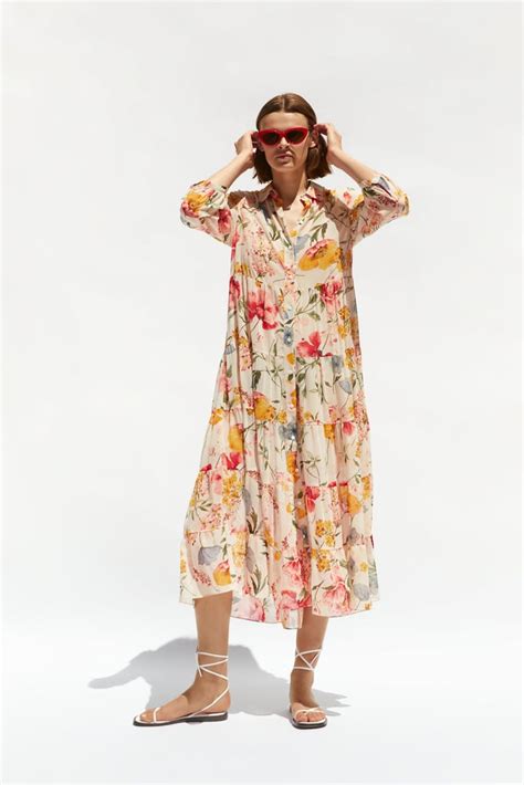 Zara Floral Print Dress | Zara Sale Summer 2019 | POPSUGAR Fashion Photo 23