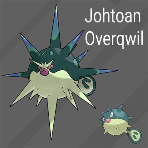 I was bored and decided to make my take on a Johtoan Overquil! : pokemon