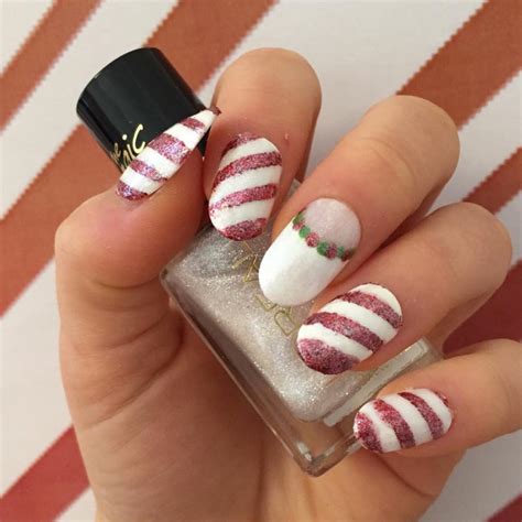 30+ Candy Cane Nail Art Designs, Ideas | Design Trends - Premium PSD, Vector Downloads