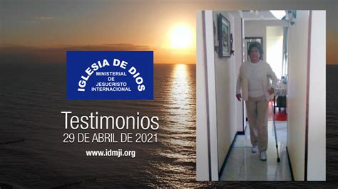 Testimonios 29 de abril de 2021 – Iglesia de Dios Ministerial de ...