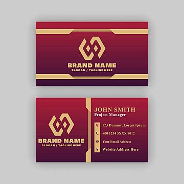 Editable And Resizable Vector Illustration Of A Minimalist Business Card Template Vector ...