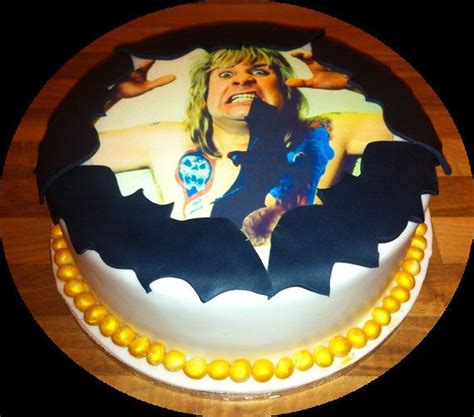 Ozzy Osbourne photo birthday/celebration cake by LovesDelights, £35.00 | Beautiful birthday ...