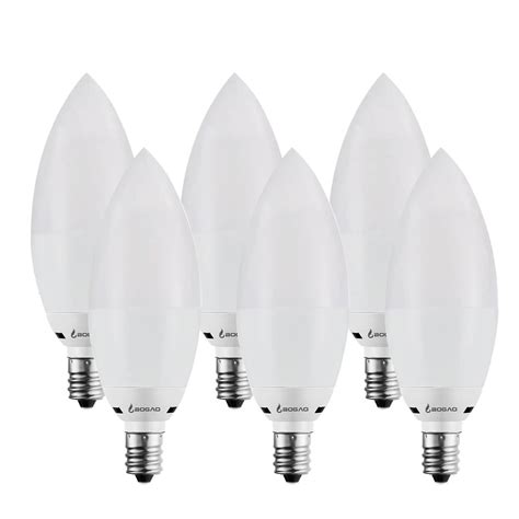 Buy Bogao E12 7 Watt Candelabra LED Bulbs Dimmable 70 Watt Light Bulbs ...