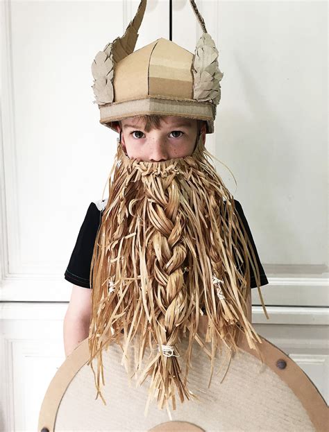 DIY Paper Beard Costume