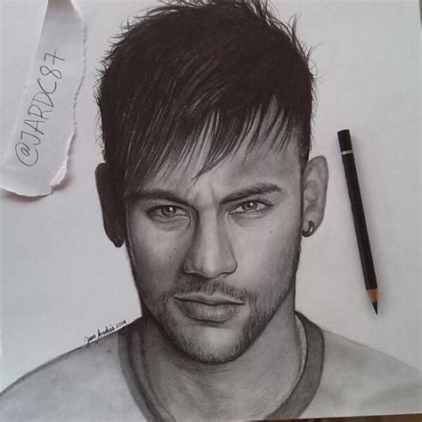 Neymar Jr Pencil Sketch Artwork Neymar Neymar Jr Pencil Sketch | Images ...