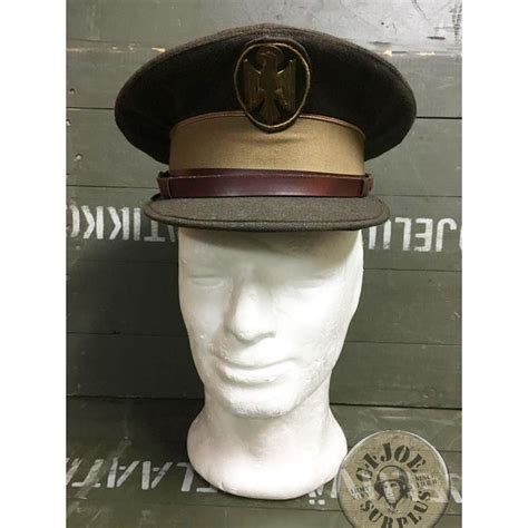 SPANISH POLICE "NATIONAL POLICE " BROWN UNIFORM OFFICERS CAP AS NEW ...