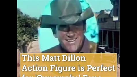 This Matt Dillon Action Figure is Perfect for 'Gunsmoke' Fans - YouTube