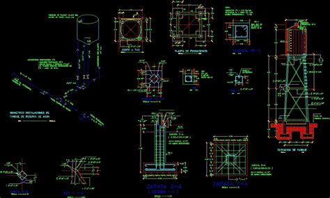 Water Tank Drawing Autocad - Image to u