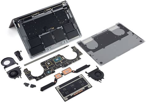 Teardown confirms both 13" and 15" Touch Bar MacBook Pros have non ...