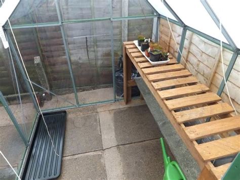 Diy Greenhouse Shelves Greenhouse Shelving Google Search Building Greenhouse She...#building # ...