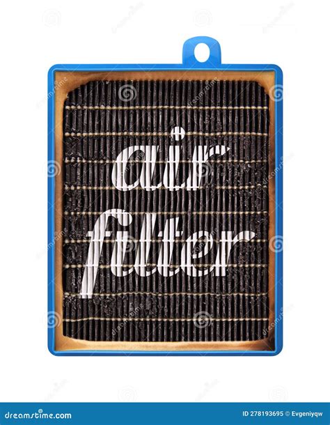 High Efficiency Air Filter for HVAC System. New and Used Filter Stock Image - Image of paper ...