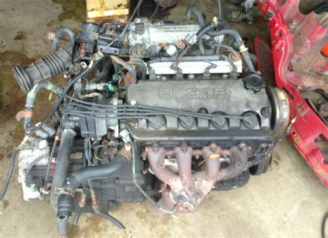 92-95 motor honda civic del sol d16 d16z6 1,6 l vtec bloque largo sohc ...