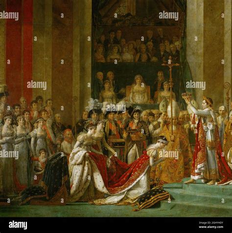 Coronation Of Napoleon I Nthe Consecration Of The Emperor Napoleon And ...