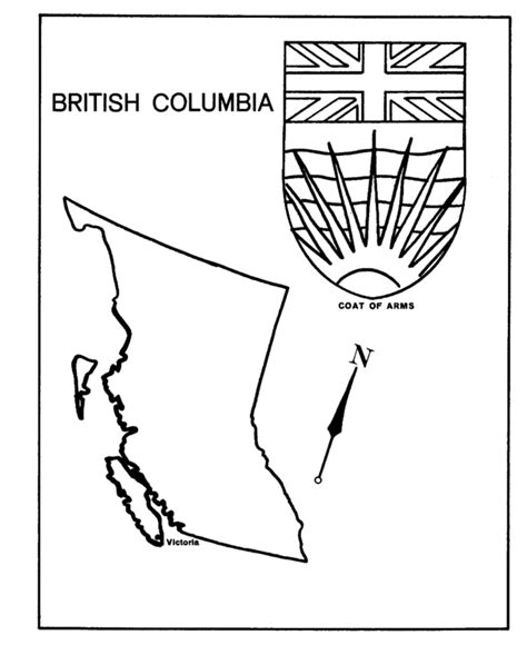 Bluebonkers : Canada Day / British Columbia - Map / Coat of Arms