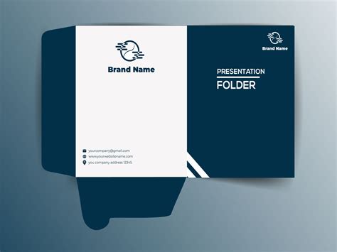 corporate Presentation Folder design. by Zohura Akter Bela on Dribbble