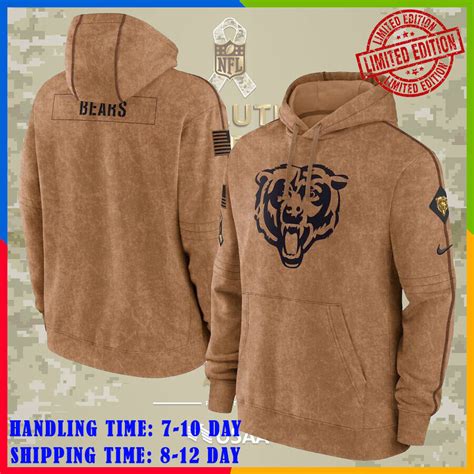 LIMITED SALE !! Chicago FootBall Bears Team 2023 Salute To Service ...