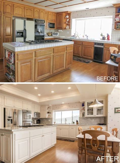 Kitchen Cabinet Refacing-Before and After | Kitchen cabinets before and ...