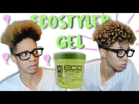 Styling with Eco Styler Gel | Short Natural Hair - YouTube