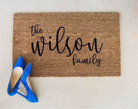 Personalized Doormat Custom Welcome Mat Custom Doormat