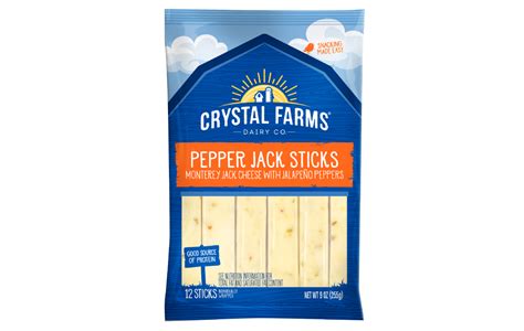 Pepper Jack Stick Cheese | Crystal Farms