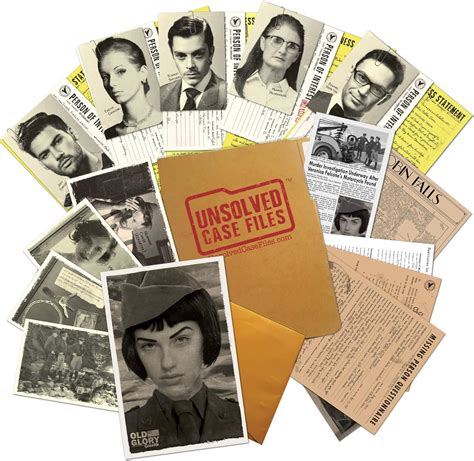 UNSOLVED CASE FILES | Falcone, Veronica – Cold Case Murder Mystery Game ...