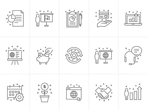 Business Vector Icons on Behance