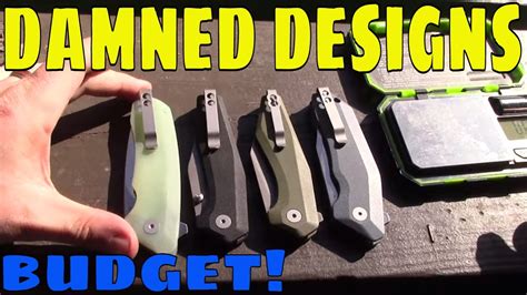 Damned Designs BUDGET Knives! Impressions and Overview - YouTube