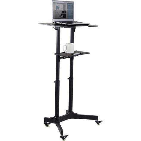 Mobile Workstation Black - Computer Desks - Office Furniture - Office