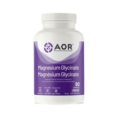 Magnesium Glycinate - Promotes relaxation and aids muscle function