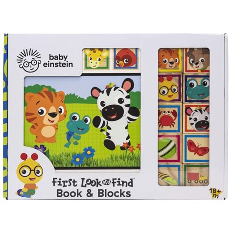 Look and Find: Baby Einstein: First Look and Find Book & Blocks (Board Book) - Walmart.com ...