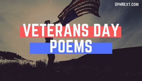 Top 20 Veterans Day Poems for Kindergarten and School Kids