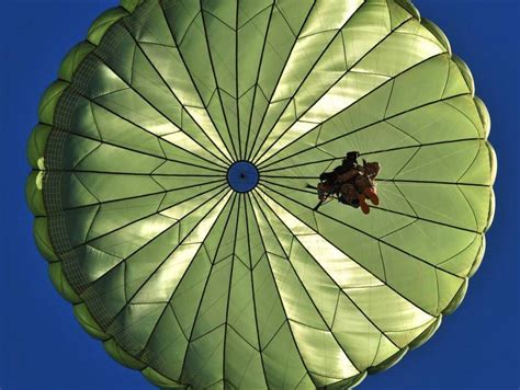 Old school round parachute for Throwback Thursday. May your canopy be full today. #aatw # ...