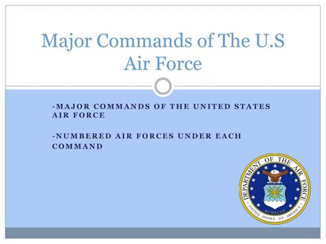 PPT - Major Commands of The U.S Air Force PowerPoint Presentation, free download - ID:3852573