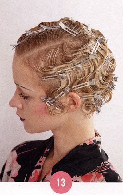 1920s Finger Waves and Pin Curls Hairstyle Tutorial - Hairstyle Insider | Flapper hair, Vintage ...