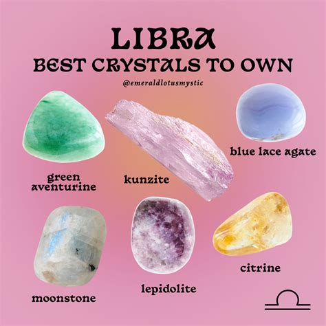 Libra - Best Crystals for Each Zodiac Sign — Emerald Lotus