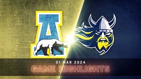 Alaska Hockey at Augustana | Game Highlights (March 1, 2024) - YouTube