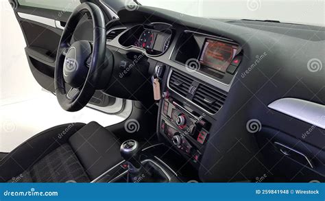 Audi A4 Avant 2013 Exterior Interior Editorial Stock Photo - Image of ...