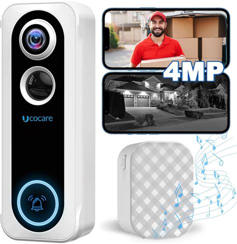 Video Doorbell Wireless, Doorbell Camera with Chime (P7) – ucocare