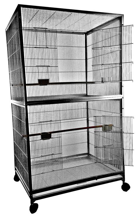 4030FL Black - 40"x30"x72" Extra Large Flight Cage