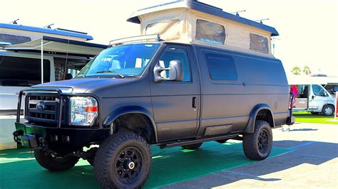 $160K 4x4 Off Road Camper Van | Sportsmobile Ford Classic | Doovi