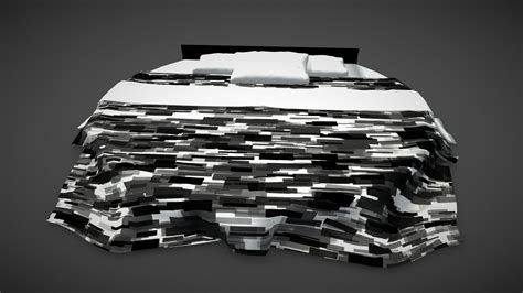 Black Round Bed - Download Free 3D model by Mckai [7617bb5] - Sketchfab