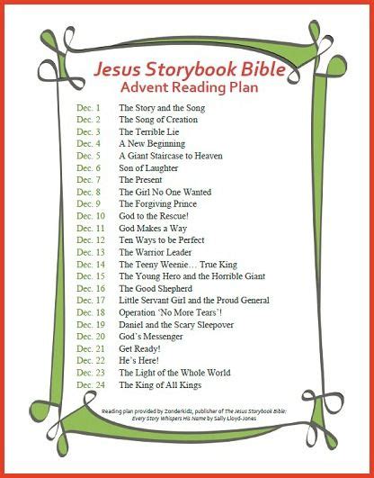 Jesus Storybook Bible Advent Calendar Printable FaithGateway ...