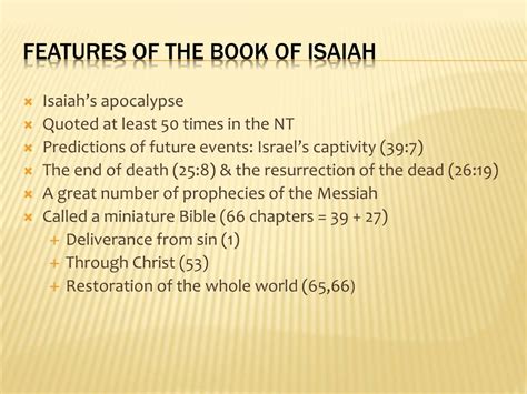 What Is Unique About The Book Of Isaiah : Studies Through The Book Of ...