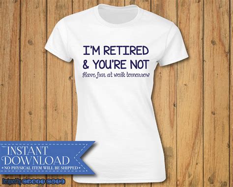 I'm Retired SVG, Funny Retirement SVG, Cute Retirement Design ...