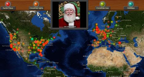 Where Is Santa In The World Map - United States Map