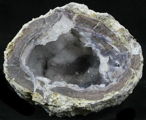 4.1" Crystal Filled Dugway Geode For Sale (#33190) - FossilEra.com