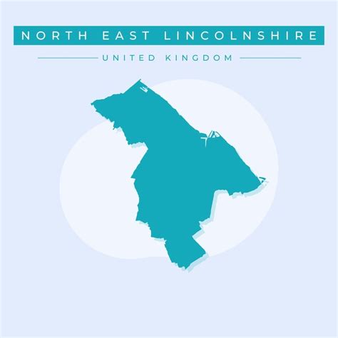 Premium Vector | Vector illustration vector of north east lincolnshire map united kingdom