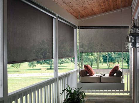 30 Delightful And Intimate Three-Season Screened Porch Ideas | Patio blinds, Porch shades ...