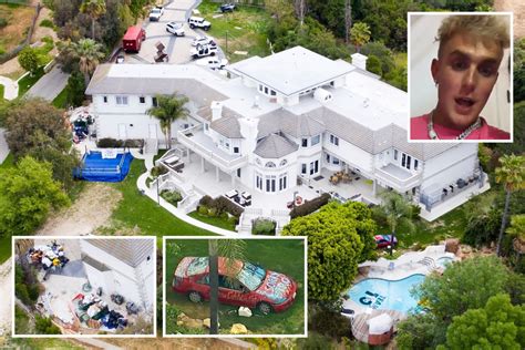 Devastation at YouTuber Jake Paul’s £5.3million mansion revealed after ...